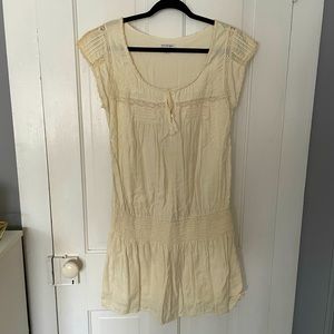 American Eagle Cream Lace Dress (Size M)